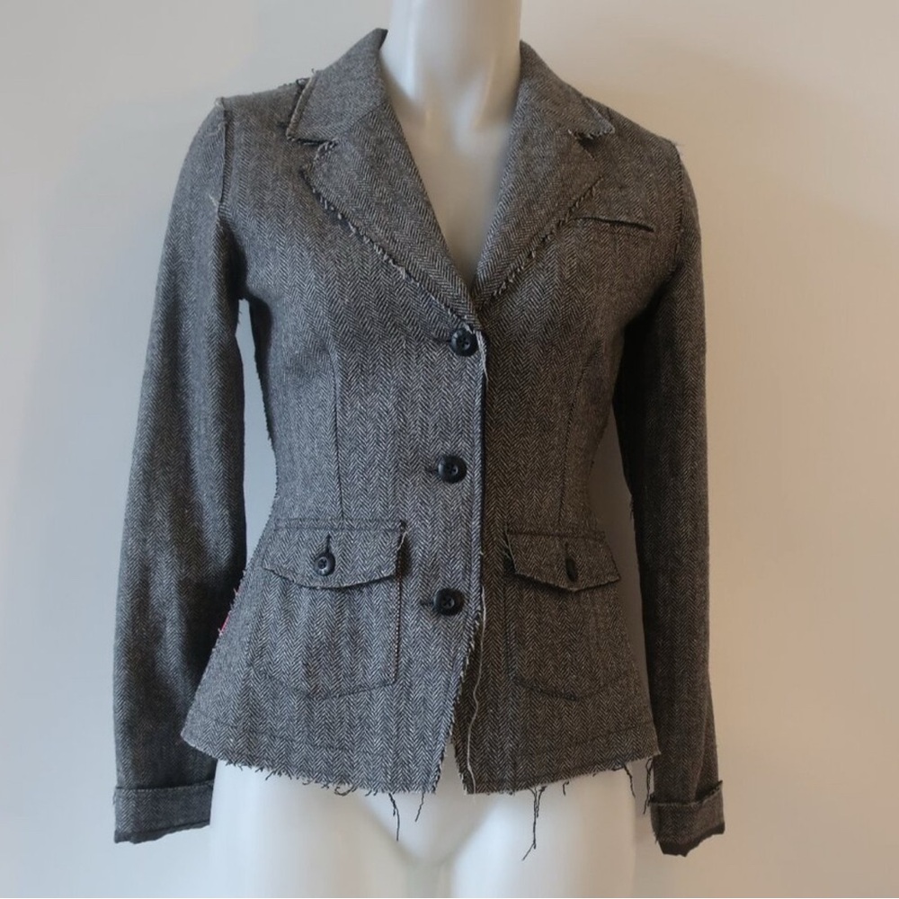 Triple Five Soul Charcoal Blazer Jacket Small